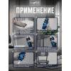 Аэрозольная краска LUNE COLOREE Эмаль универсальная быстросохнущая серый RAL 7040, 520мл