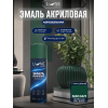 Аэрозольная краска LUNE COLOREE Эмаль универсальная быстросохнущая зеленый RAL 6005, 520мл