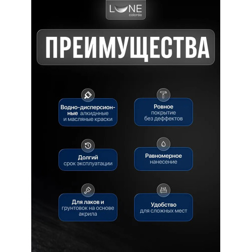 Валик малярный универсальный LUNE COLOREE 110 мм D бюгеля - 6 мм