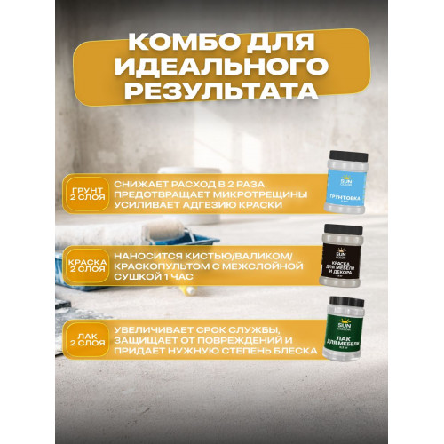 Грунтовка акриловая универсальная Sun Color 0.2 кг