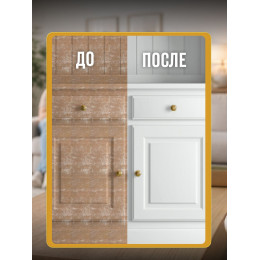 Краска для мебели и декора SUN COLOR матовая цвет Белый 0.6 кг