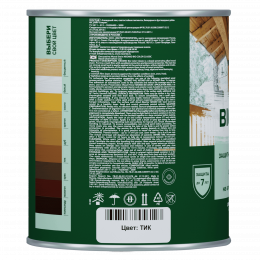 Пропитка для защиты древесины матовая Neomid Bio Color Classic цвет тик 0,9 л