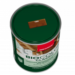 Пропитка для защиты древесины матовая Neomid Bio Color Classic цвет тик 0,9 л