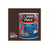 Грунт-эмаль по ржавчине LINNIMAX (ALPINA) быстросохнущая шелковисто-матовая RAL 8017 (шоколад) 2,5 кг