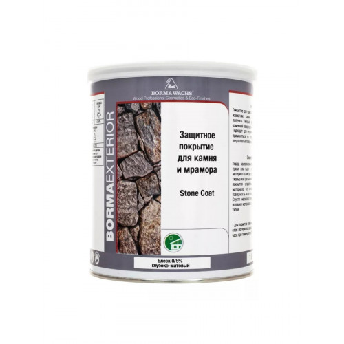 Лак для защиты камня и мрамора BORMA WACHS матовый 0-5% 5 кг