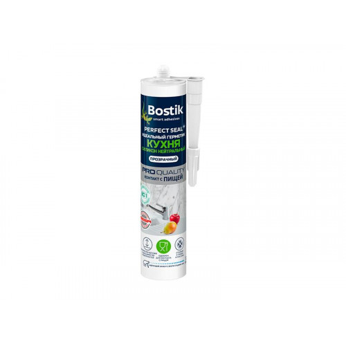 Герметик силиконовый для кухни Bostik Perfect Seal Нейтральный прозрачный 280 мл
