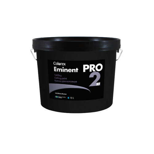 Краска для потолков Colorex Eminent Pro 2RF матовая белая 10 л