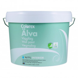 Краска для стен и потолка износостойкая Colorex Älva Väggfärg база А 0.45 л