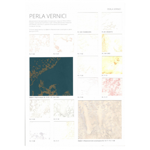 Финишное покрытие DECORAZZA PERLA VERNICI ARGENTO PL001, 2.5 кг