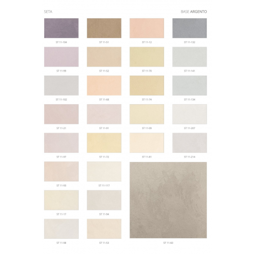 Краска декоративная DECORAZZA SETA ARGENTO ST 001, 5 кг