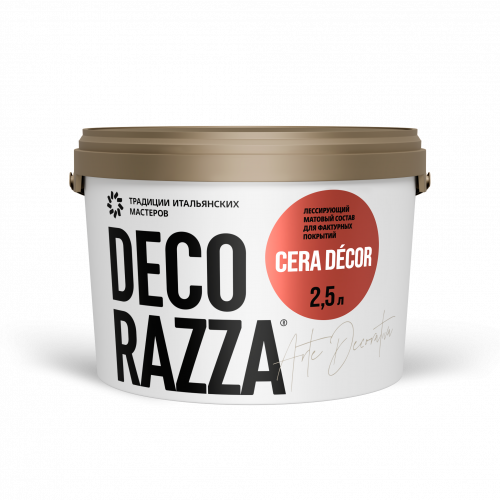 Финишное покрытие DECORAZZA CERA DECOR, 2,5 кг