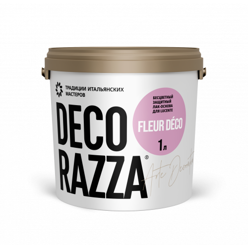 Финишное покрытие DECORAZZA FLEUR DECO FD02 AMBER (янтарный), 1 кг