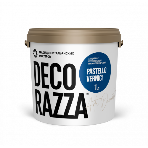 Финишное покрытие DECORAZZA PASTELLO VERNICI PV 001, 1 кг