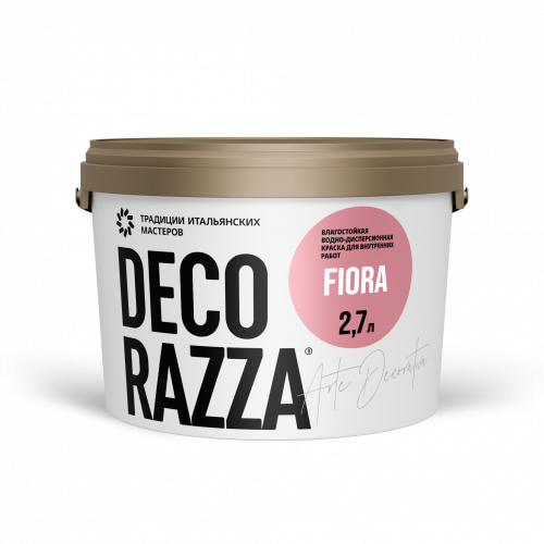 Краска DECORAZZA FIORA база C, 2,7 кг