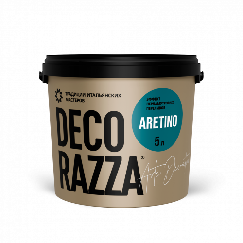 Краска декоративная DECORAZZA ARETINO AR 001, 5 кг