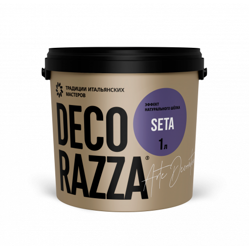 Краска декоративная DECORAZZA SETA ARGENTO ST 001, 1 кг