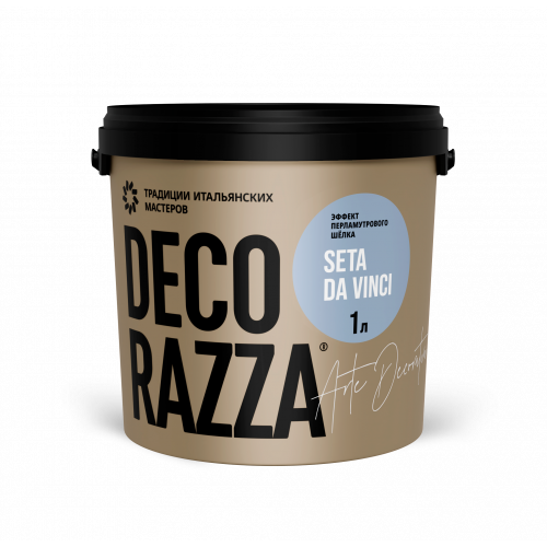 Краска декоративная DECORAZZA SETA da VINCI SD 001, 1 кг