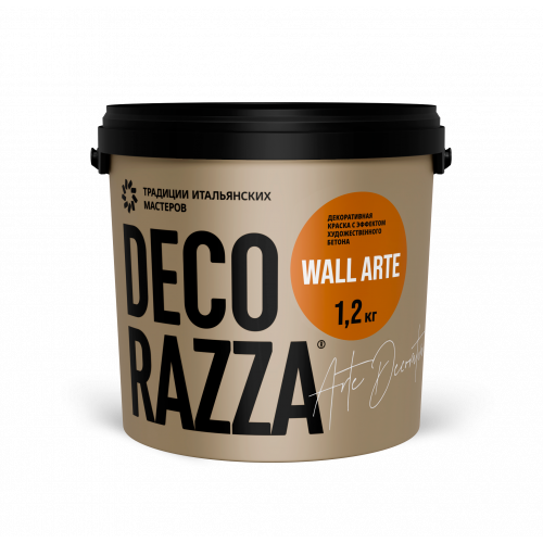 Краска декоративная DECORAZZA WALL ARTE, 1.2 кг