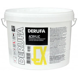 Краска для потолков DERUFA PROFI EXPO глубокоматовая белая 9 л