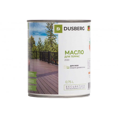 Масло для террас DUSBERG бесцветное 0.75 л
