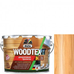 Пропитка декоративная для защиты древесины алкидная Dufa Woodtex сосна 9 кг