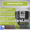 Краска для стен и потолков Dufa Premium KeraLine Keramik Paint 3 глубокоматовая прозрачная База 3 0,9 л