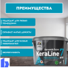 Краска для стен и потолков моющаяся Dufa Premium KeraLine Keramik Paint 7 матовая прозрачная База 3 9 л