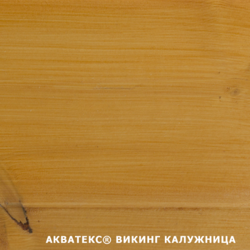 Антисептик гибридный для дерева Акватекс «Викинг» полуматовый цвет калужница 0,75 л