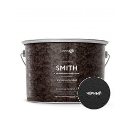Краска по ржавчине ELCON "SMITH" молотковая чёрная 2 кг (1/4)