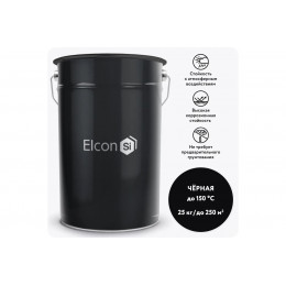 Фасадная эмаль Elcon КО-174 черная 25 кг