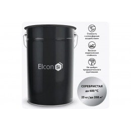 Эмаль Elcon КО-814 серебристо-серая, однокомпонентная, 25 кг