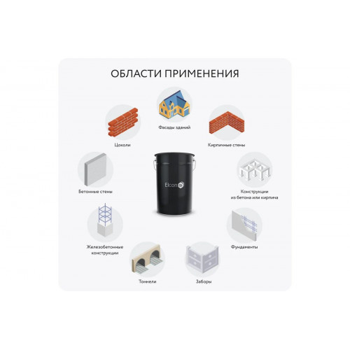 Эмаль Elcon ОС-12-03 ярко-красная RAL 3020 (до 150°С) 25 кг