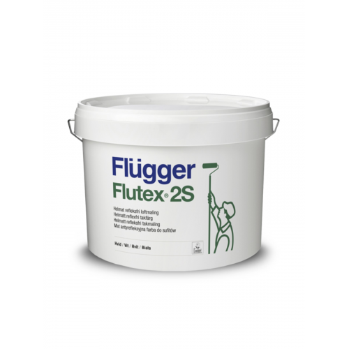 Краска интерьерная для потолков FLUGGER FLUTEX 2S глубокоматовая 10 л