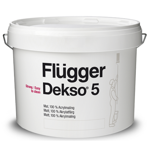 Краска интерьерная FLUGGER DEKSO 5 матовая 9,1 л