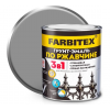 Грунт-эмаль по ржавчине 3 в 1 Farbitex алкидная глянцевая цвет светло-серый 1,8 кг