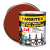 Грунт-эмаль по ржавчине 3 в 1 Farbitex алкидная глянцевая цвет красно-коричневая 1,8 кг