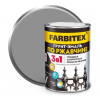Грунт-эмаль по ржавчине 3 в 1 Farbitex алкидная глянцевая цвет светло-серая 0,8 кг