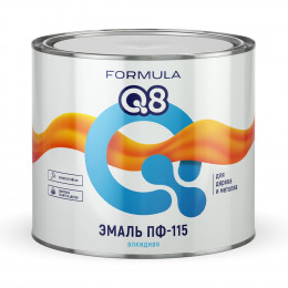 Эмаль ПФ-115 FORMULA Q8 парижская зелень 1,9 кг