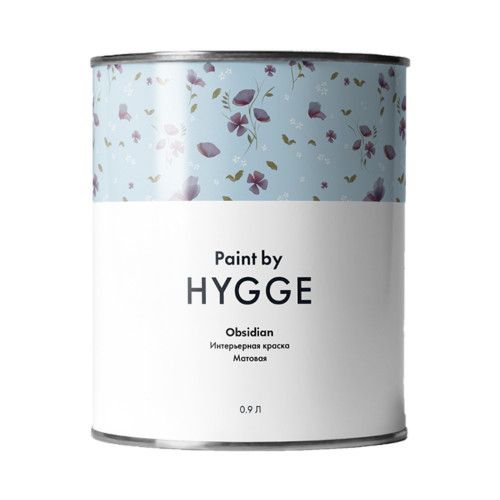 Интерьерная краска HYGGE Paint Obsidian/Обсидиан база A 0.9 л