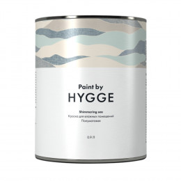 Интерьерная краска HYGGE Paint Shimmering sea/Мерцающее море база С 0.9 л
