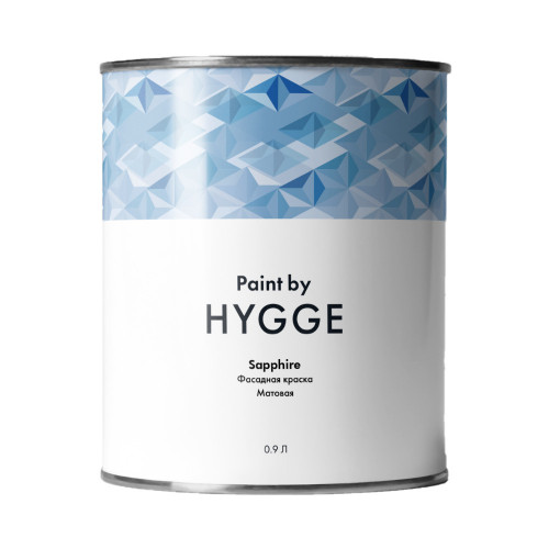Фасадная краска HYGGE Paint Sapphire/Сапфир база A 0.9 л