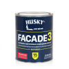 Краска фасадная HUSKY FACADE 3 силикон-акриловая, база С (колеруется) 0.9 кг