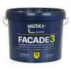 Краска фасадная HUSKY FACADE 3 силикон-акриловая, база А (колеруется) 9 кг