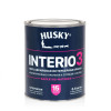 Краска для стен и потолков HUSKY Бархатно-матовая белая - 20 °C база А 0.9 кг