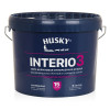 Краска интерьерная HUSKY INTERIO 3 бархатно-матовая база А 9 кг