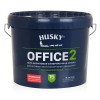Краска интерьерная HUSKY OFFICE 2 акриловая суперпрочная глубокоматовая база С 9 кг