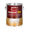 Лак паркетный суперпрочный Husky Parquet 90 глянцевый 2.7 кг