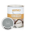Краска для дерева HUSKY SIBERIAN акриловая полуматовая 0.9 кг Серый RAL 7042 (с натуральным воском)