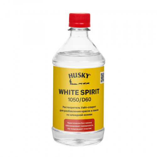 Уайт-спирит HUSKY White Spirit 1050/D60 высокоочищенный, 0.5 л