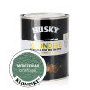 Грунт-эмаль 3 в 1 по металлу Husky Klondike молотковая по ржавчине салатовый 0.9кг